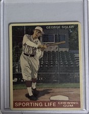 Top 10 George Sisler Baseball Cards 17