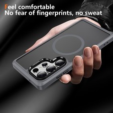 For Samsung Galaxy S25 Ultra S24 Plus S23 bracket magnetic anti drop phone case