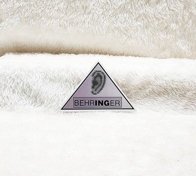 Behringer Sticker Silver Triangle
