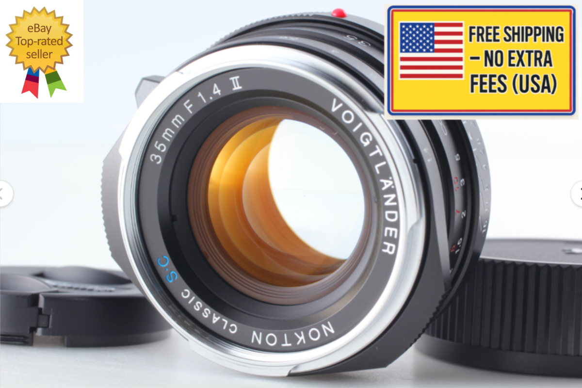Top MINT] Voigtlander NOKTON classic 35mm F/1.4 II SC VM Lens From