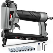 NEU MASTER Pneumatic Staple Gun, 20 Gauge Upholstery Stapler with 1500Pcs T50...