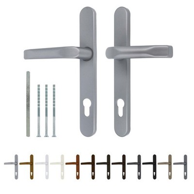 Premium Drückergarnitur Türgriff Saturn DHS 92mm - Oval - Griff-Griff