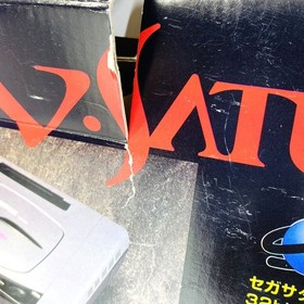 SEGA Victor V Saturn CONSOLE CONTROLLER AC AV RG-JX1 BOX JAPAN IMPORT OFFICIAL