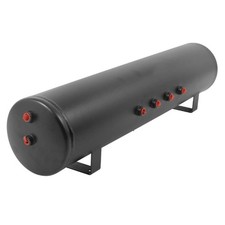 Firestone Black Steel Air Tank With 38 14 18 Npt Ports 5 Gallons 150 Psi