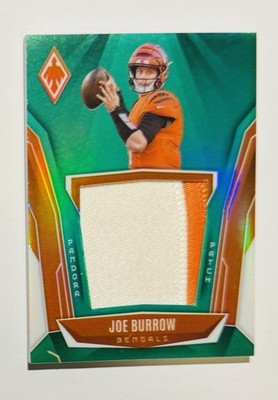 2025 Panini Phoenix Joe Burrow 8/99 Jumbo Jersey 2 Color Patch Bengals