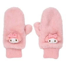 Sanrio My Melody Faux Fur Mittens with Mascot 363391