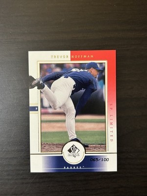 Trevor Hoffman 2000 Upper Deck SP Authentic Limited /100 #76 SP San Diego Padres