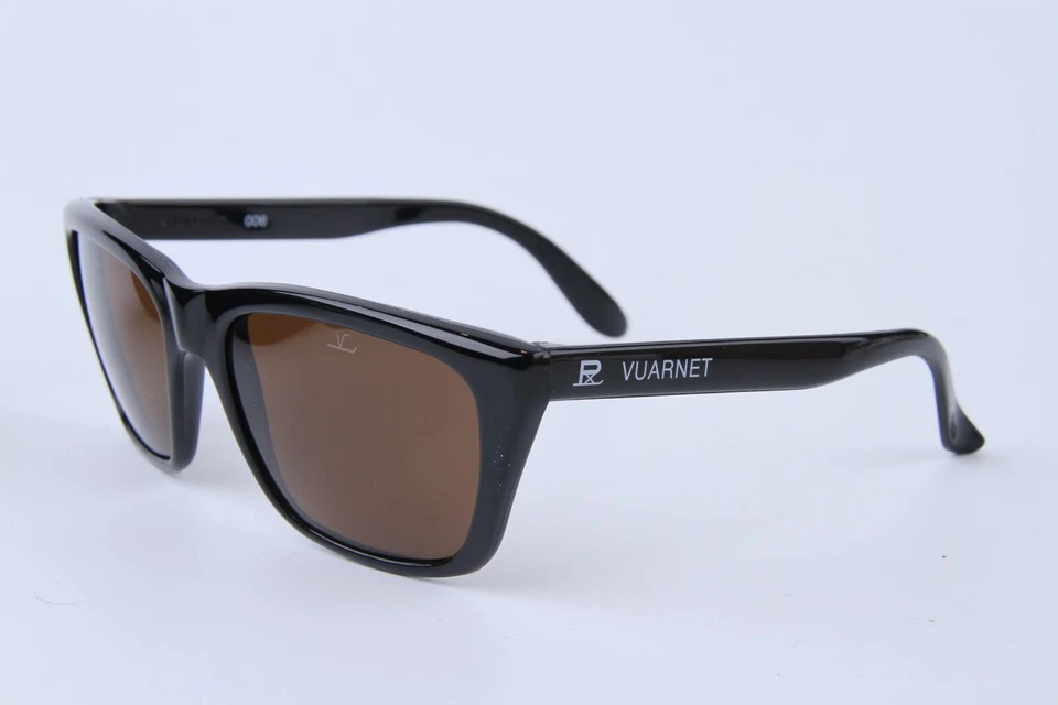 Gafas de sol vintage Vuarnet 006 negras PX5000 marrón oscuro lentes de vidrio mineral Foto 3 de 4