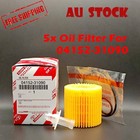 5x Genuine Toyota Oil Filter 04152-31090 04152-YZZA1 Camry RAV4 Lexus RX NX ES