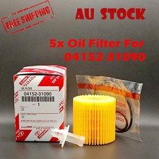 5x Genuine Toyota Oil Filter 04152-31090 04152-YZZA1 Camry RAV4 Lexus RX NX ES