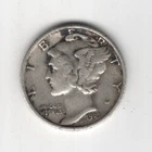 1941 S MERCURY DIME 10¢ SAN FRANCISCO 90% SILVER 10 CENTS UNITED STATES AMERICA