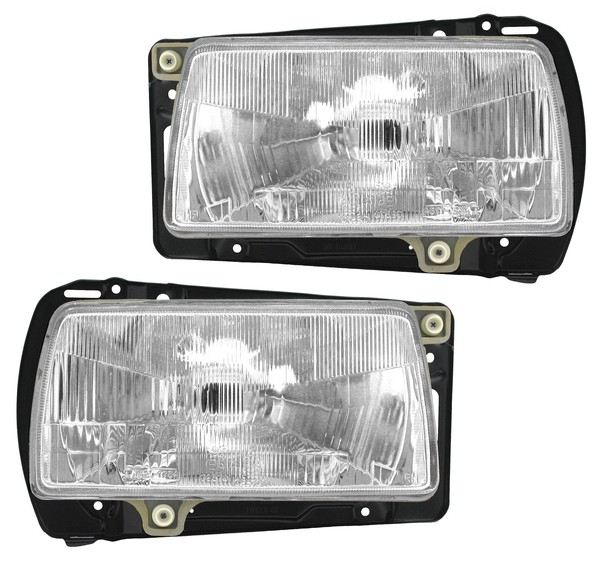 Scheinwerfer Set FüR VW Jetta II 19E 1984-1992 H4 Halogen Streuscheibe-image