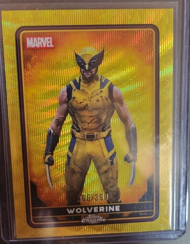 2025 Topps Chrome Marvel Gold Wolverine /399 Deadpool