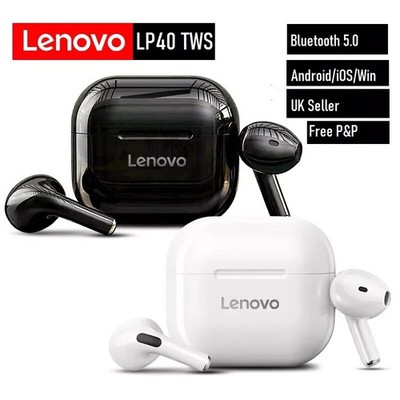 Lenovo LP40 TWS Kopfhörer Bluetooth Wireless Headphones Ohrhörer UK