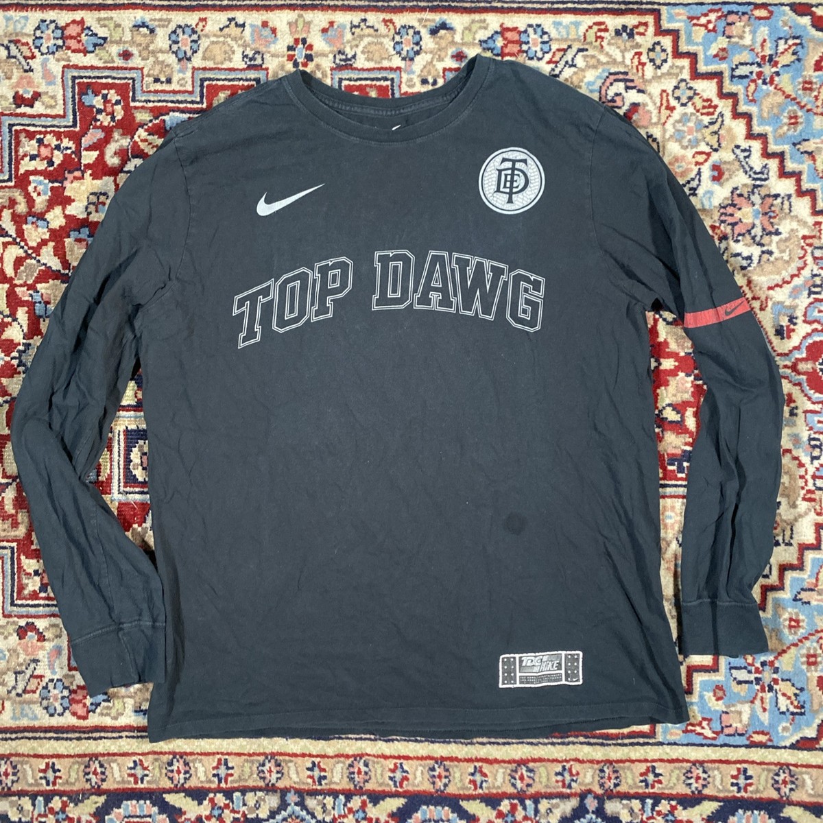 Nike TDE Top Dawg Entertainment Long Sleeve T-Shirt Kendrick Lamar