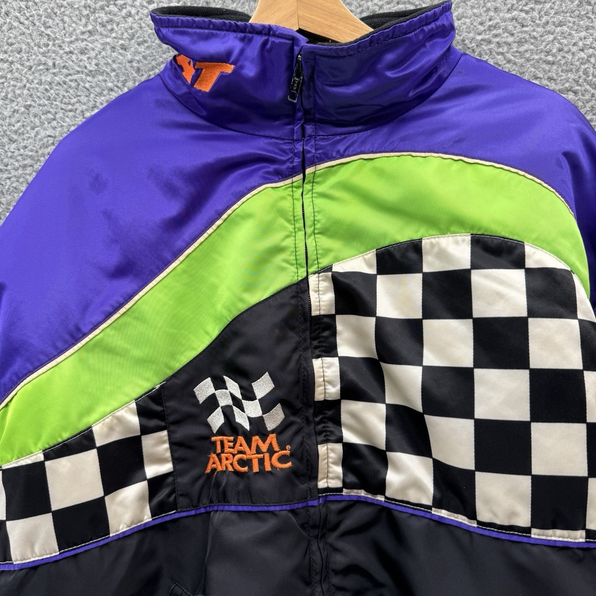 Vintage Arctic Cat Snowmobile Jacket Mens Large Lined 90s | eBay