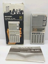SHARP Elsi Mate EL-640 Voice Synthesized Cloc...