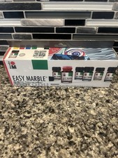 Marabu Easy Marble Marble Paint Set 6 Colors 3 Fl Oz Made In Germany Paints