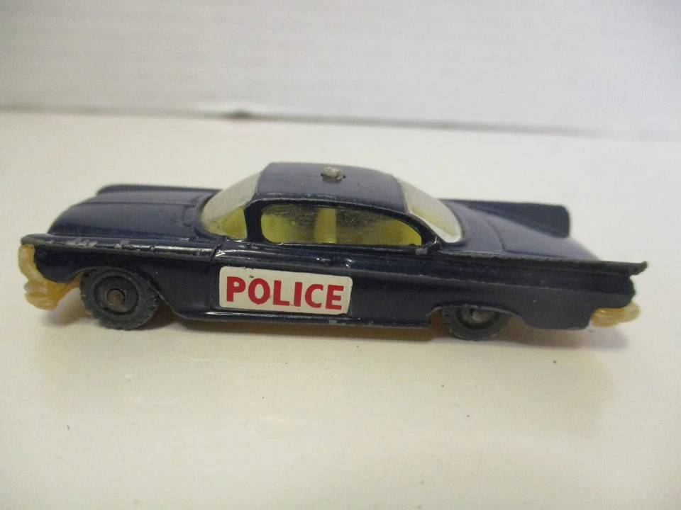Vintage Husky 1:64 Diecast BUICK ELECTRA COCHE DE POLICÍA (azul) Foto 2 de 4