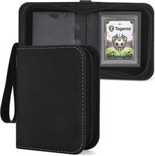 1 Pocket Top Loader Binder, Mini Trading Card Binder Album for 3X4 Rigid Protect