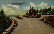 Acadia National Park Double Deck Road Ocean Drive Bar Harbor Maine Linen