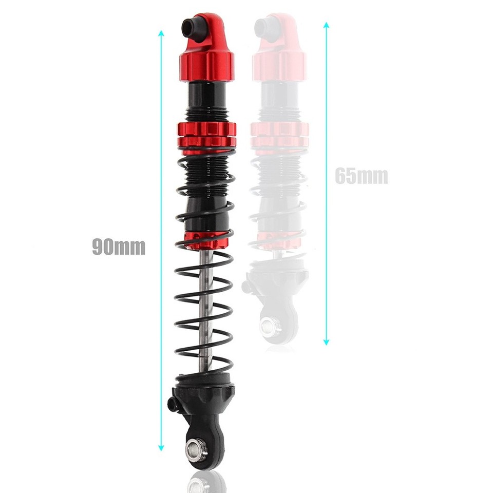 2PCS RC Car Upgrade Shock Absorbers Kit for 1/10 SCX10 AxialS RC ...