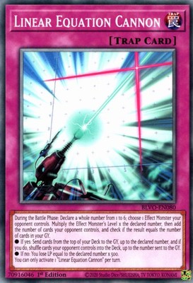 Linear Equation Cannon - BLVO-EN080 - Common - 1st Edition - Near Mint