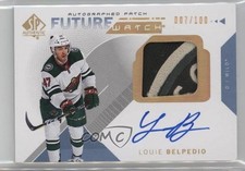 2018-19 SP Authentic Future Watch 7/100 Louis Belpedio Louie #179 Patch Auto 1u6