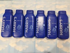 LOT 6 HARRY'S MEN'S CLEANSING BODY WASH STONE CHARCOAL  LIME  18 FL OZ