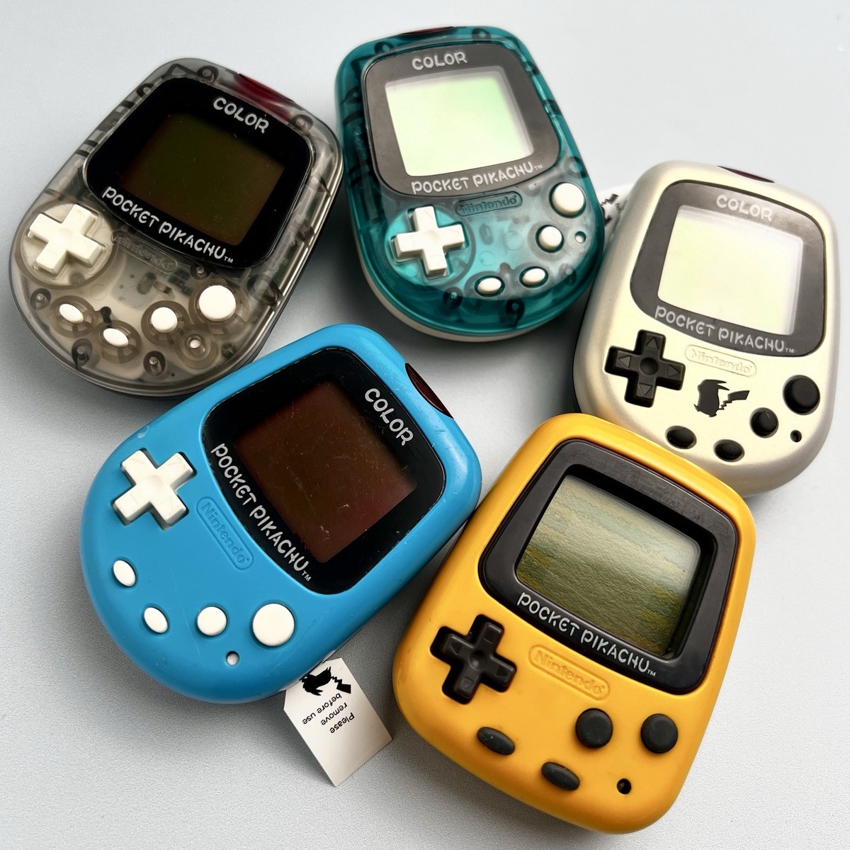 Vintage Nintendo Pokemon Pocket Pikachu 2 GS USED pedometer
