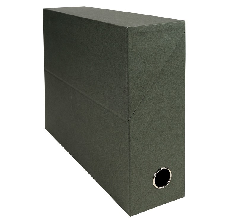Boites transfert D90 Natural Exacompta dos large 90mm en carte rigide recyclable x3