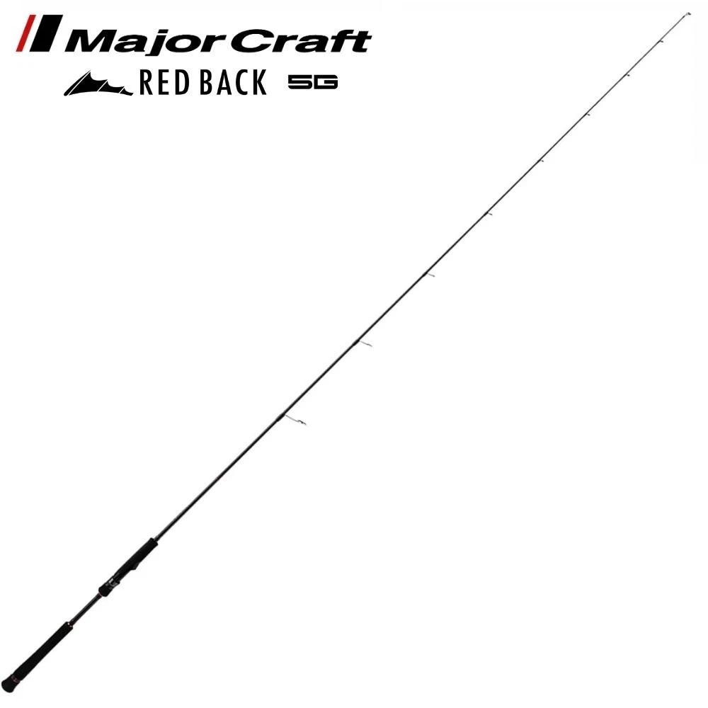 MAJOR CRAFT Rubber Jigging Nano-Carbon Spinning Rod RED BACK 5G S70M