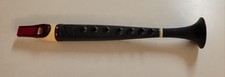 VINTAGE THOMPSON FLUTOPHONE FLUTE RECORDER MUSICAL INSTRUMENT BLACK & RED USA