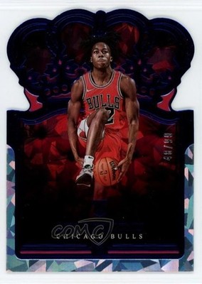 2021-22 Panini Crown Royale Blue Crystal /99 Ayo Dosunmu #85 Rookie RC 1uw6