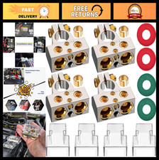 Heavy Duty Battery Terminal Connectors, 0-10 AWG, Top Post, Marine Grade, Easy I