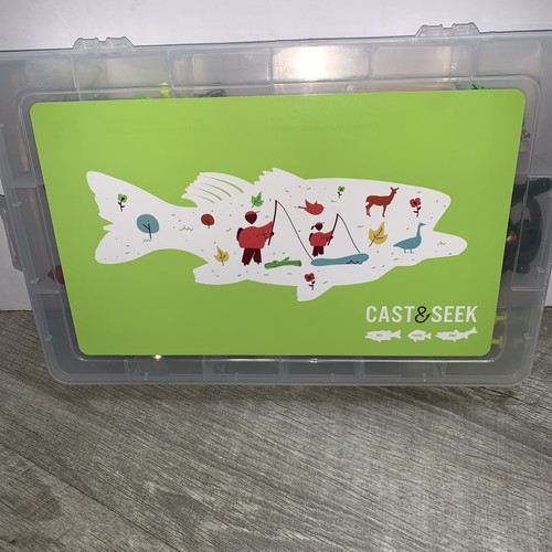 Catch Co Cast & Seek Starter Fishing Kit 49 Pieces New In Box Great Gift - Picture 4 of 9