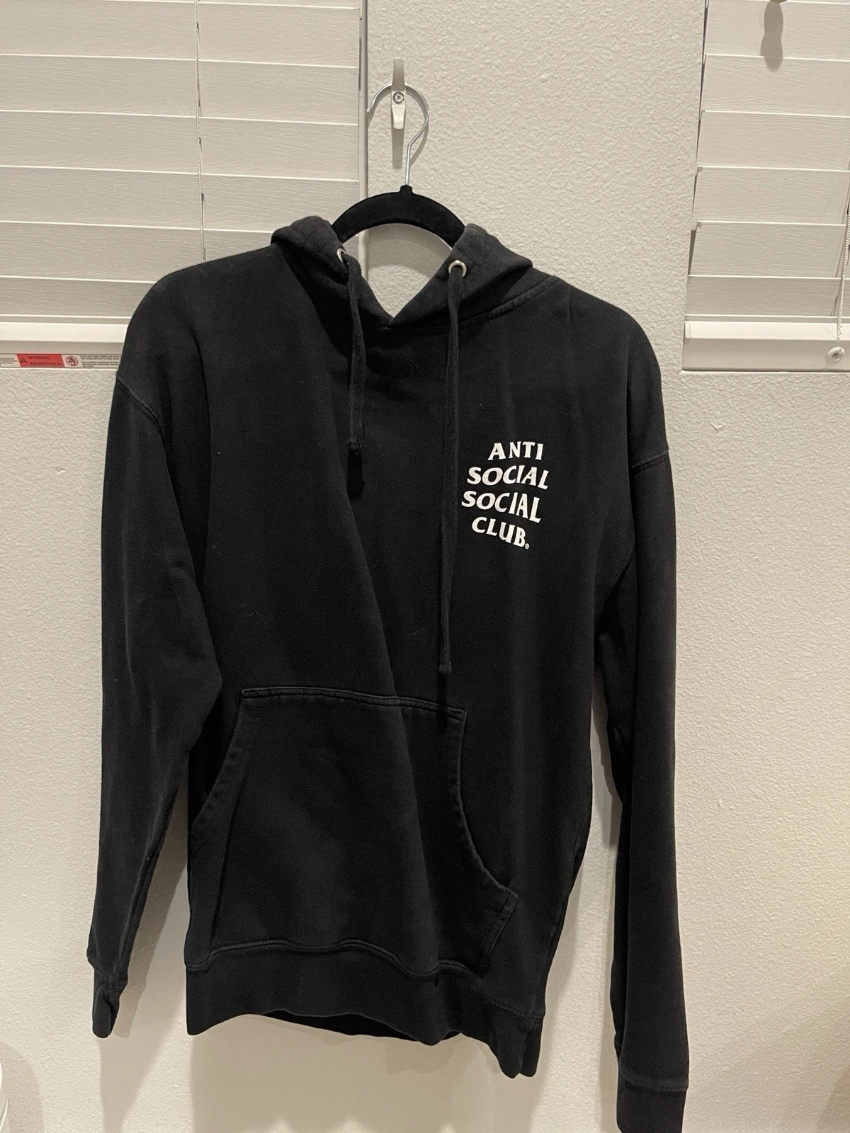 A BATHING APE (BAPE) Felpa con cappuccio Anti Social Social Club ASSC Kkoch Flower Butterfly taglia M Medium uomo