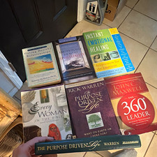 Lot 6 PB Books Rick Warren Purpose Driven Life/Maxwell 360 Leader Christian