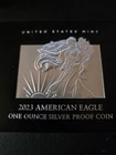2023 W American Silver Eagle PROOF 1oz 23EA New US Mint Box OGP COA