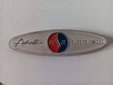 Studebaker 1964 R2 Supercharged Fender Badge For Hawk