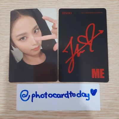 BLACKPINK JISOO ME KIT ALBUM POB PRE-ORDER OFFICIAL PHOTOCARD