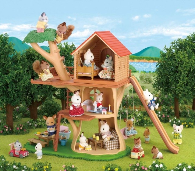 sylvanian families treehouse best price