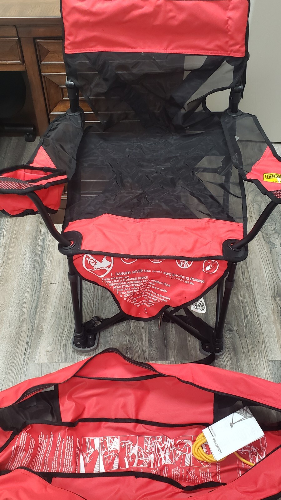 Bopenski Kickback Chair Used Perfect Condition for Jet Ski