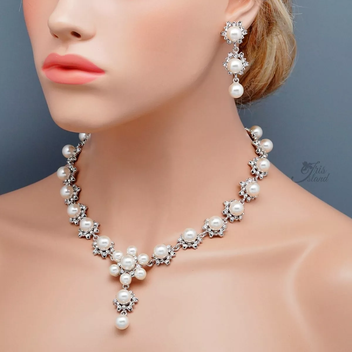 Necklaces Earrings Wedding Pearl Jewelry Sets for Brides - China European  Style and Pearl price | Made-in-China.com