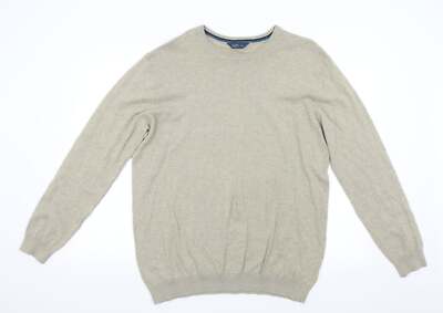 Matalan Damen Pullover Beige Rundhals Baumwollmischung Größe XL