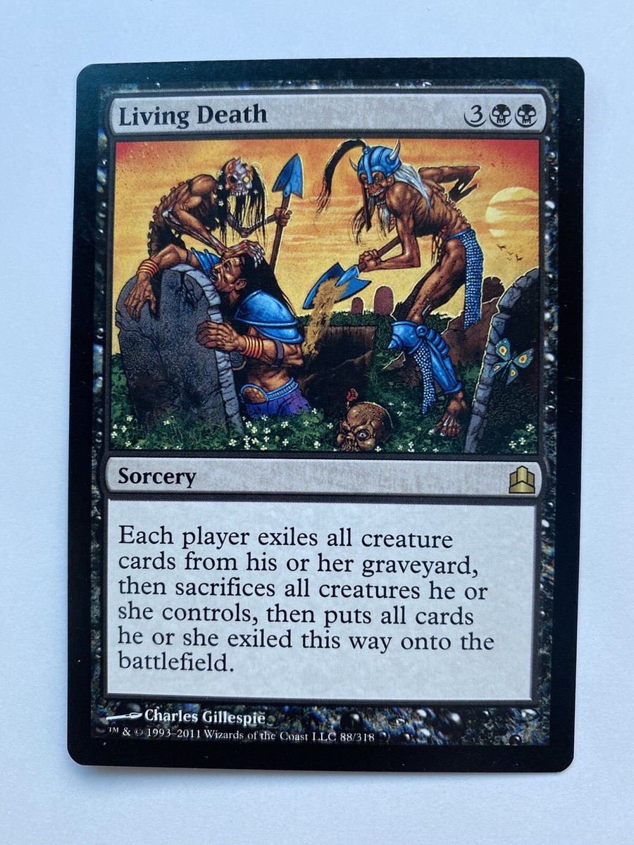 Living Death Commander 2011 MTG MT/NM CMD Graveyard Resurrect Combined  Shipping