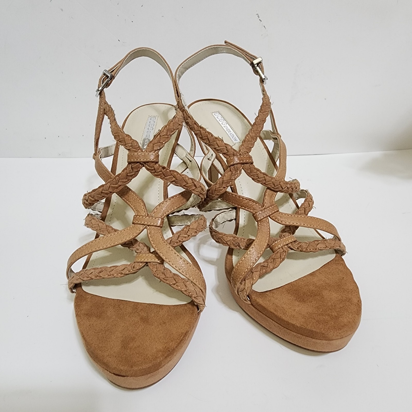 BCBGeneration Suede Gladiator Platform Slingback … - image 7