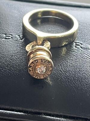 Authentic BVLGARI B.zero1 Element Diamond Ring 18KYG US#5/JP Authentic BVLGARI B.zero1 Element Diamond Ring 18KYG US#5/JP