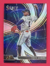 2020 Select Ozzie Albies Phenomenon Prizms Holo #9 Atlanta Braves