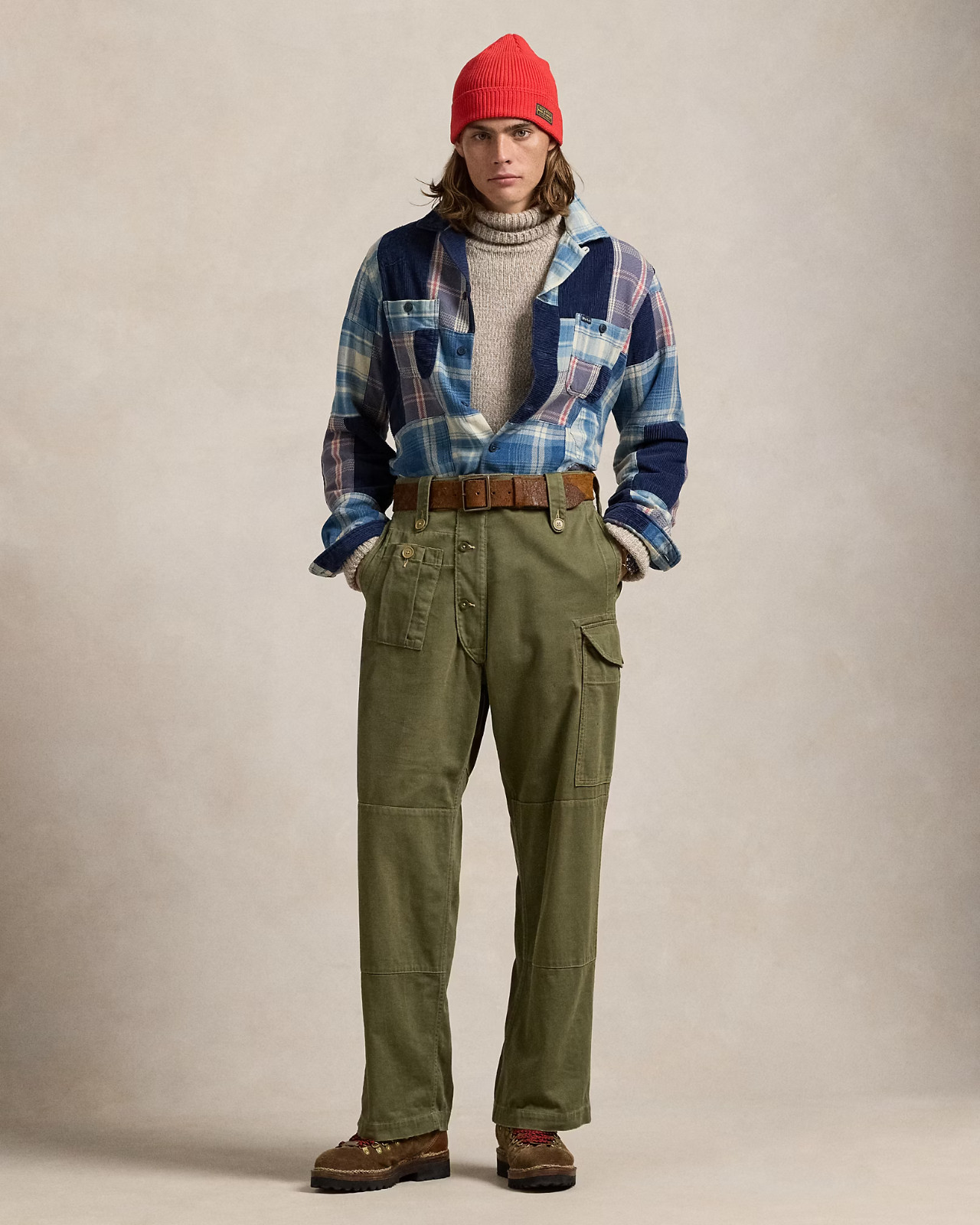 Polo Ralph Lauren 1940 Military Army Hunting Skeet Cargo Baggy Pants Relaxed Fit image 5